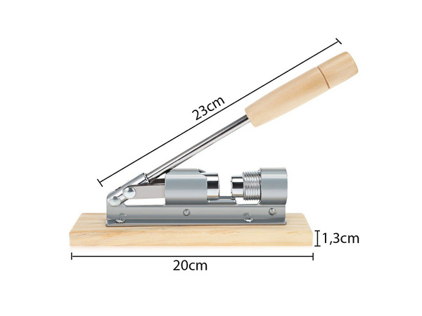 Casse-noix sur pied base en acier robuste