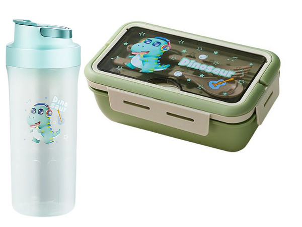 Lunchbox frühstücksbox frühstücksbehälter mitbestimmung mit trinkflasche set