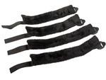 HANDSCHELLEN BDSM BETTGESCHIRR SET FÜR PAARE VERSTELLBARE RIEMEN SCHWARZ