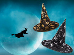 Klobuk čarovnice za halloween