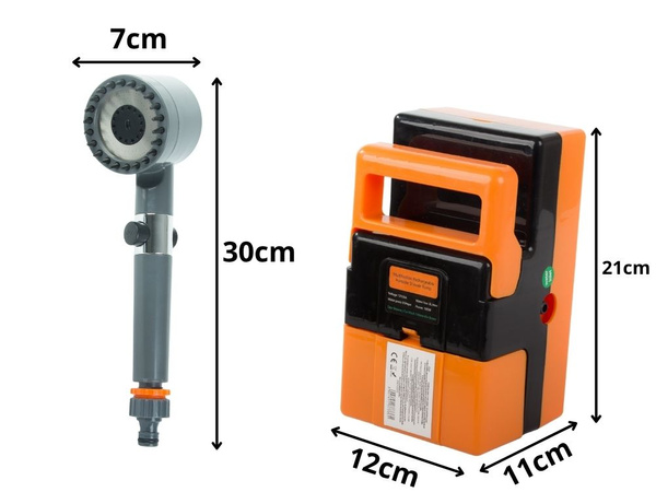 Douche portable électrique de camping pompe usb camping car