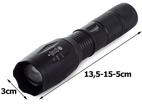 Bailong taktikaline led-toruke cree zoom xm-l3-u3