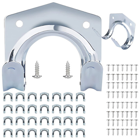 Ganchos de pared portaherramientas 20pcs juego de metal con tornillos