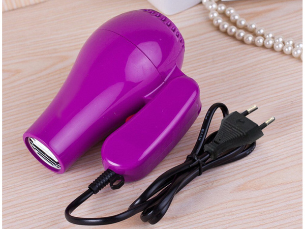 Folding travel hair dryer quiet 850w