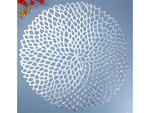Round kitchen table mat openwork decorative table mat