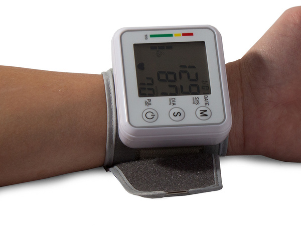Electronic wrist blood pressure monitor lcd case