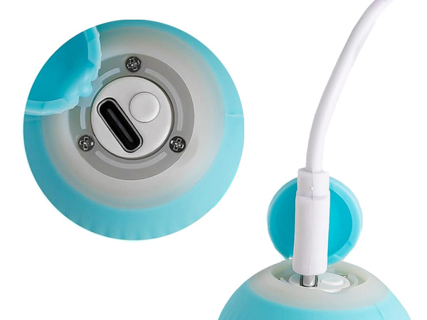 Juguete para gato perro bola de escape led vibración eléctrica usb bola