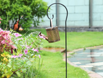 DECORATIVE SOLAR LED LANTERN GARDEN WATERING CAN GARLAND TWILIGHT SENSOR