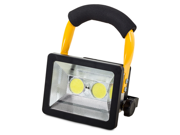 Portrait halogen 2 x led cob 30w batteri