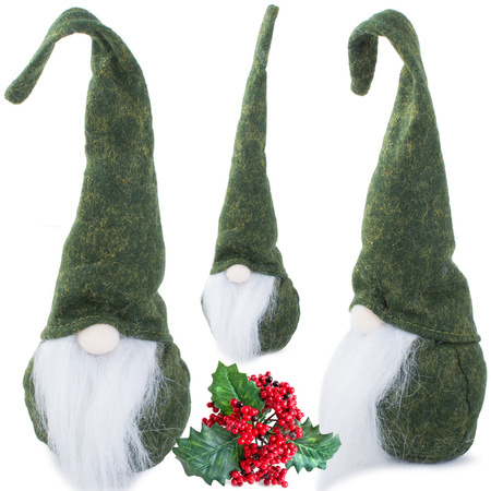 Skrzat krasnal świąteczny mikołaj gnom pod choinkę