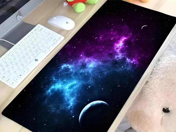 Podložka pod myš gaming desk pad xxl cosmos stars 90x40 thick