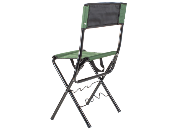 Dossier de chaise de pêche avec support de canne à pêche