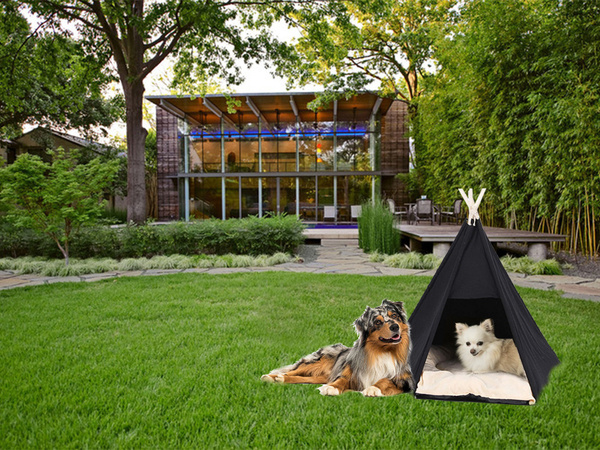 Tepee tent house dog bed cat kennel