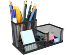 Organizador de escritorio metálico 3 compartimentos