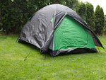 Tente de tourisme 2 personnes moustiquaire imperméable chambre à coucher de camping