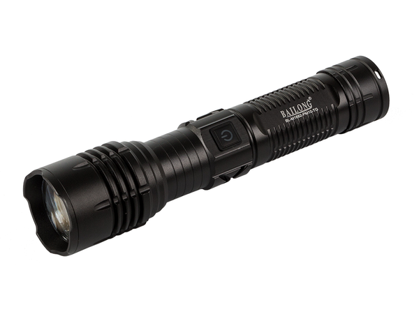 Taktiskais lukturītis bailong strong rezultātā pm10-tg zoom