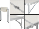 Folding camping table tourist table set with 4 chairs garden table