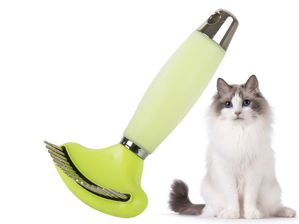 Peine recortador cepillo doble cara elimina pelo corto pelo largo perro gato
