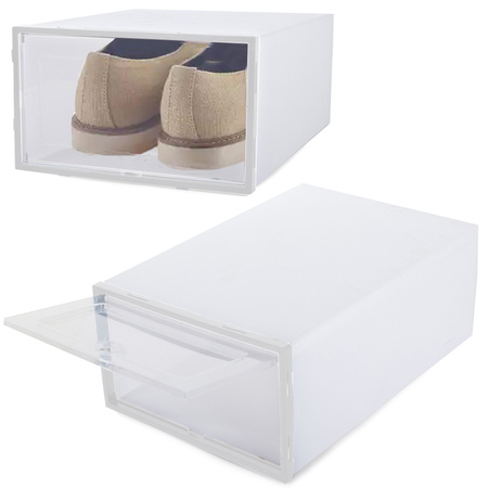 Schuhsorter box behälter mit klappe faltbarer modularer schrank schuhe