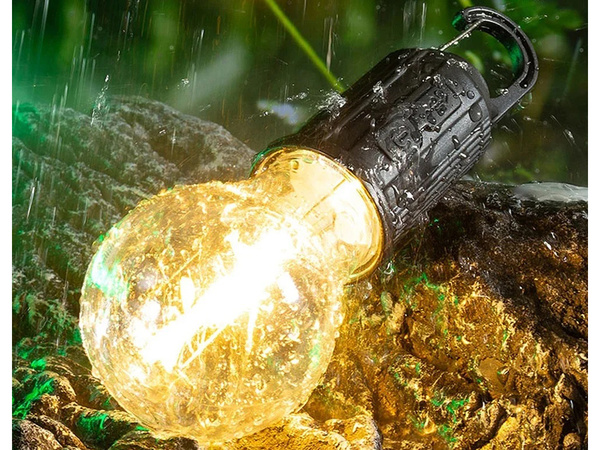 Led camping light bulb camping light holder pendant 3 modes