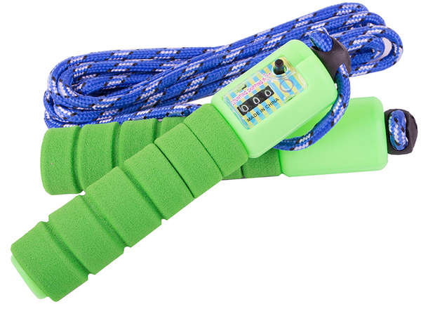 Lēkšana pa virvi ar skaitītāju crossfit regulējama virkne fitnesa vingrinājumu kustība