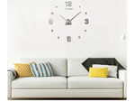 Stenska ura 3d nalepka stenska ura xxl velika 130 cm nalepka tiho