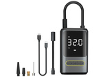 Electric bicycle pump for bicycles and cars compressor torch 10bar lcd