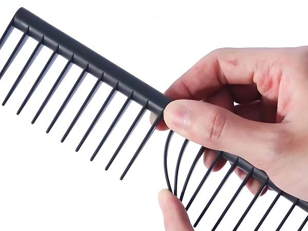 Massaging hair brush for detangling head massage + comb