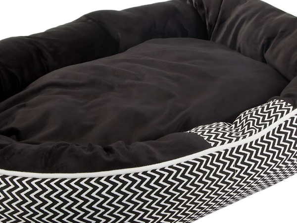 Hundebett weiches bequemes flauschiges plüschbett mit kissen