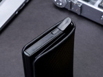 Men's rfid anti-theft wallet black for cards banknotes eco leather