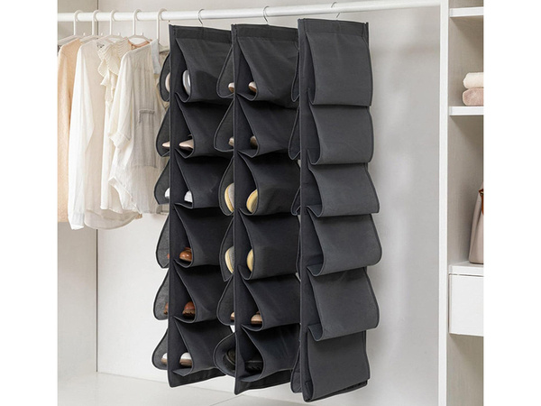 Organisateur de chaussures pour penderie 12 paires de chaussures
