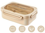 Lunchbox brokastu kaste brokastu un pusdienu kaste ar nodalījumiem galda piederumi
