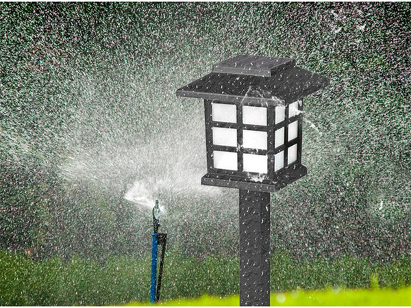 LÁMPARAS SOLARES 6 UNIDADES DE JARDÍN LED SENSOR CREPUSCULAR PINZA TERRAZA BALCÓN