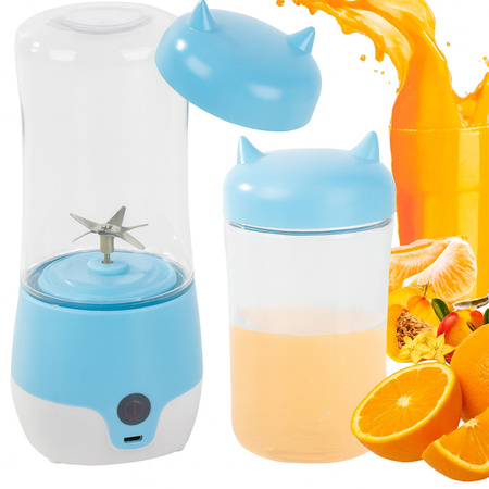 Prenosný bezdrôtový usb blender na smoothie s nádobou na kokteily