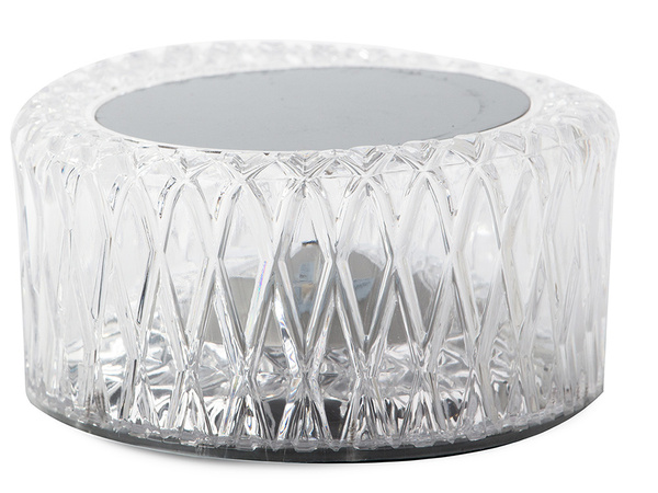 Cristal lampă de masă a condus rgb usb telecomandă