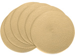 Placă rotundă placemat bucătărie plaid masă mat cremă
