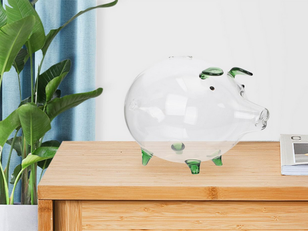 VEĽKÁ ZELENÁ PRASIATKOVÁ POKLADNIČKA (48)