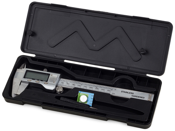 Elektronický kovový kaliber l150 lcd digitálny
