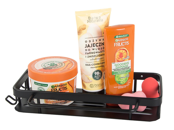 Kopalniška polica kopalniški obešalnik podstrešje kuhinja viseča kovinska črna