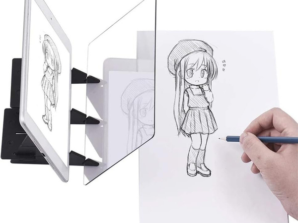 Optiskais zīmējums skiču burtnīca zīmēšanas projektors rasēšanas papīrs zīmēšana no tālruņa