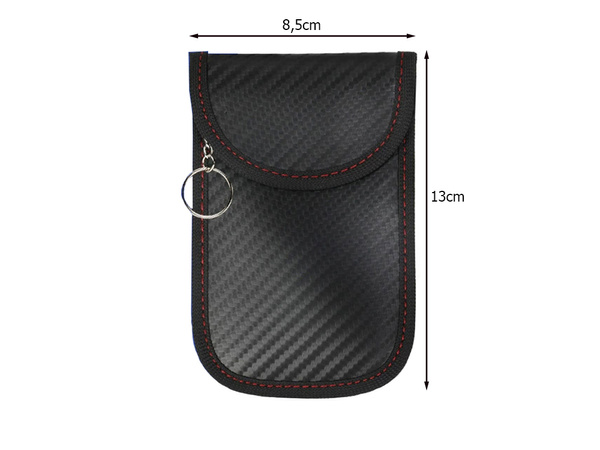 Etui für autoschlüssel mit diebstahlsicherung und rfid-signalblockierung