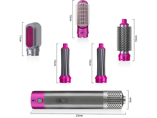 Haartrockner haarglätter lockenstab 5-in-1 kit