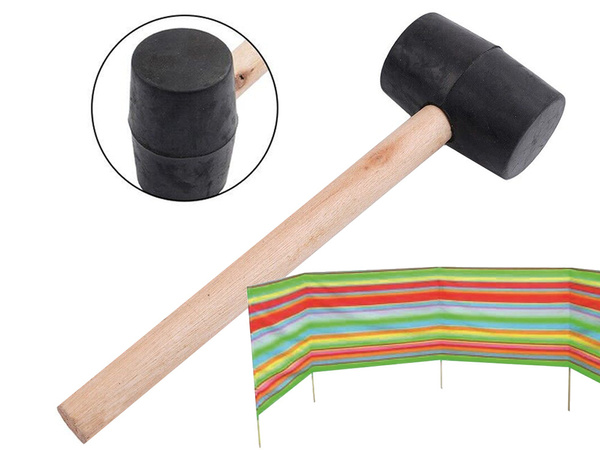 Rückschlagfreier pflaster-gummihammer