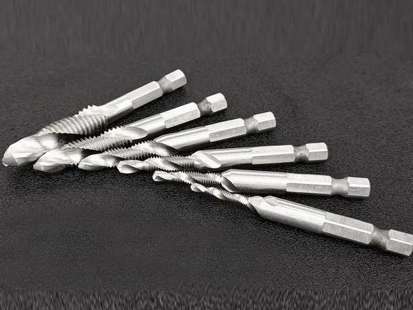 Wiertła gwintujące m3-10m hex gwintowniki zestaw gwintowników hss 6 szt
