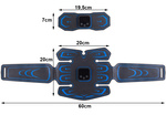 Elektrostimulators 3x ems vēdera muskuļu stimulators