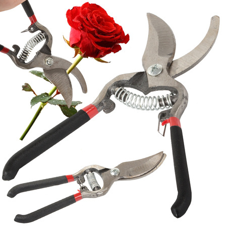 Garden hand pruner shrub pruning shears forged steel