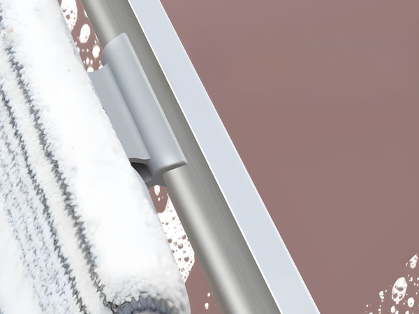 Ablak tisztító padlókaparó forgó mikrofiber 2-in-1 teleszkópos