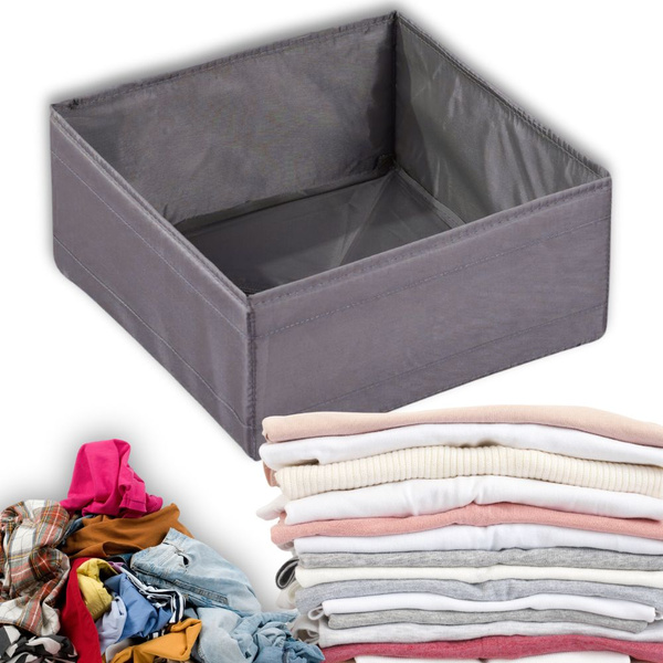 Tekstila organizators apģērbu apģērbu apavu kastes atvilktne pelēka