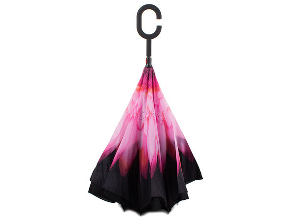 Esernyő fordított összecsukható esernyő fordított erős drótok szilárd álló