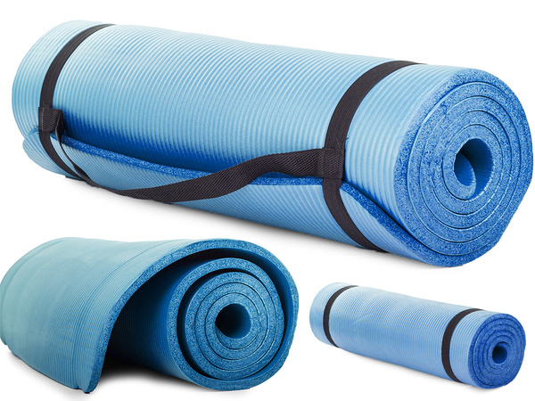 Yoga pilates fitness-übungsmatte anti-slip dick areobic 180x60
